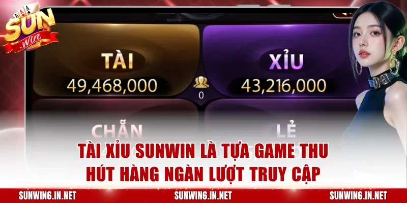 Tài Xỉu Sunwin là tựa game thu hút hàng ngàn lượt truy cập